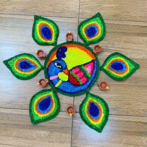 Utsav Rangoli Mat Set – 7 Piece