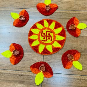 Utsav Rangoli Mat Set – 7 Piece