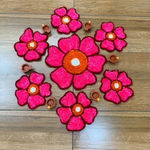 Utsav Rangoli Mat Set – 7 Piece