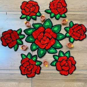 Utsav Rangoli Mat Set – 7 Piece